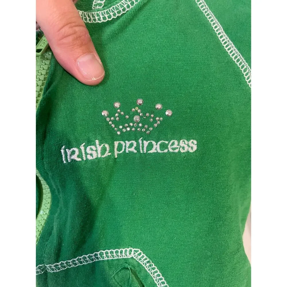 Girls 5-6 Irish Princess hoodie jacket